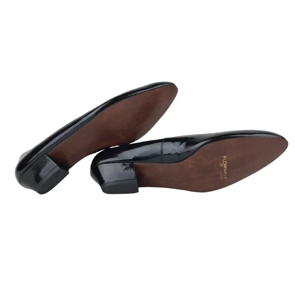 Florsheim Womens Comfortech Black Pointed‎ Toe Block Pump Heel Size US 7.5 N - Picture 7 of 10